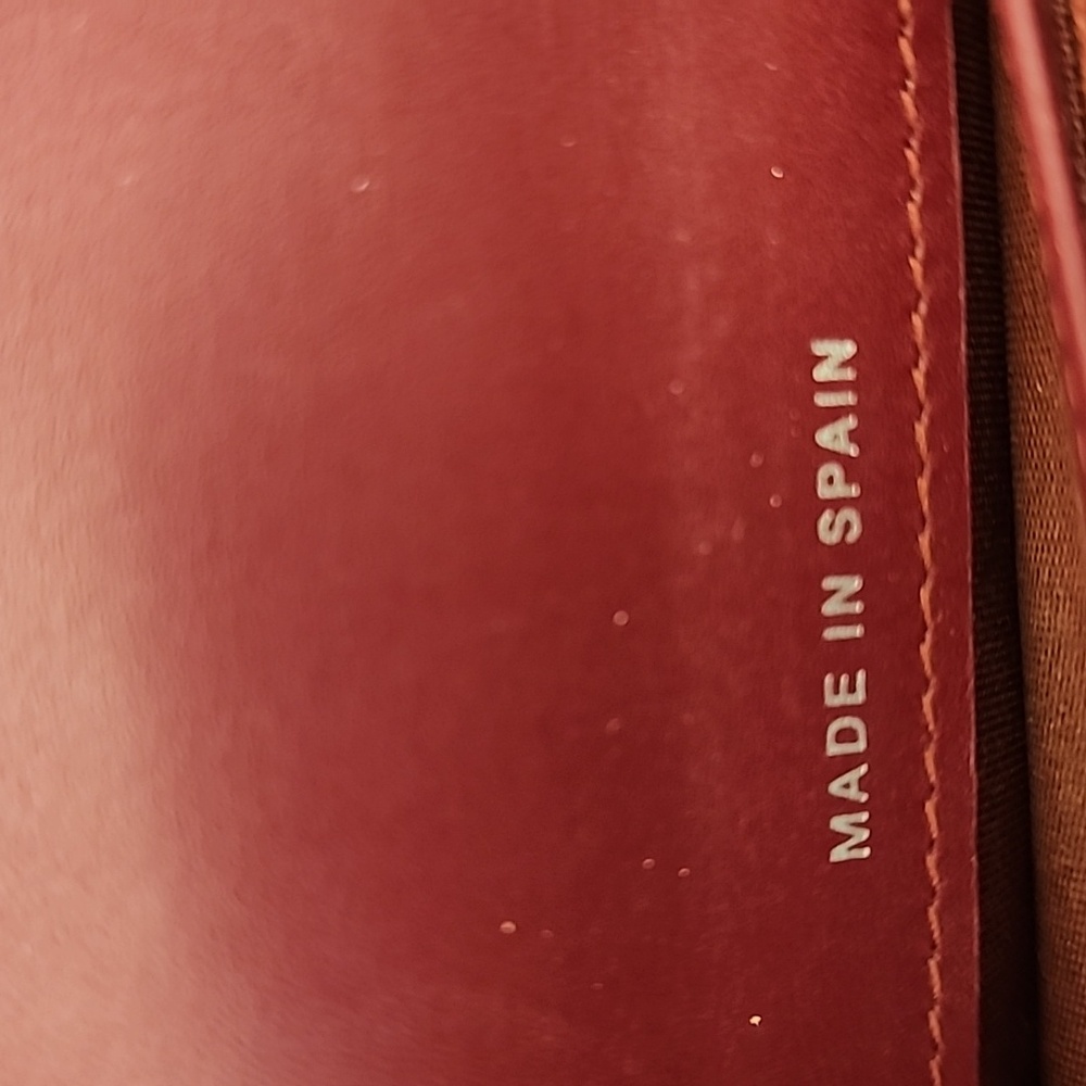 Chanel Continental CC Flap Wallet Purse Glazed Calfskin Entrupy COA Burgundy - Picture 9 of 16